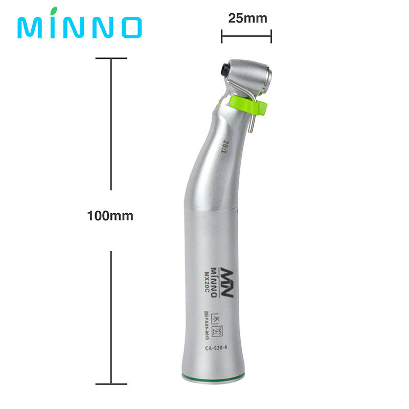 หัวมุมตรงข้ามสําหรับฟัน 20:1 มุมตรงข้ามความเร็วต่ํา Handpiece ลดการผ่าตัดผ่าตัด
