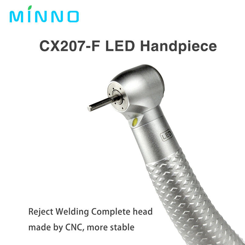 300000 รอบ / นาที Coxo แฮร์สปีดฮานด์พีซ 4 หลุม LED แฮนด์พีซทันตกรรมด้วย 3 ทางสเปรย์