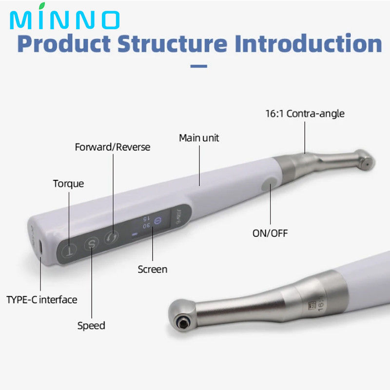 พกพาไฟฟ้าปลูกฟันปลูกทอคสกุลไดรเวอร์ 16/1 Contra Angle คิตซ่อมปลูกฟันทั่วไป