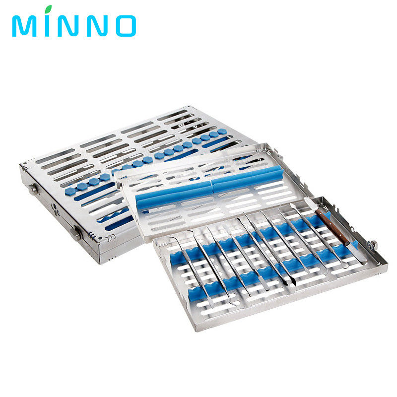 ราคการกําจัดฟัน กล่องกําจัดฟันที่สามารถกําจัดฟันได้ด้วยการผ่าตัด Denspay สแตนเลส คาเซ็ตฟิลฟัน Burs Disinfecti