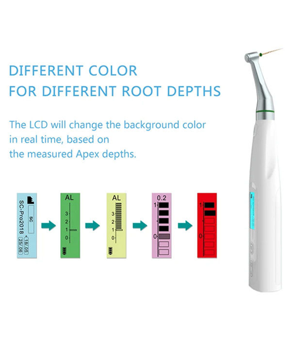 ช่องรากฟันไร้สาย Endodontic C-Smart Mini AP Endo Motor With Apex Locator 2 ใน 1 มอเตอร์การผ่าตัดขนาดเล็กความเร็วต่ํา