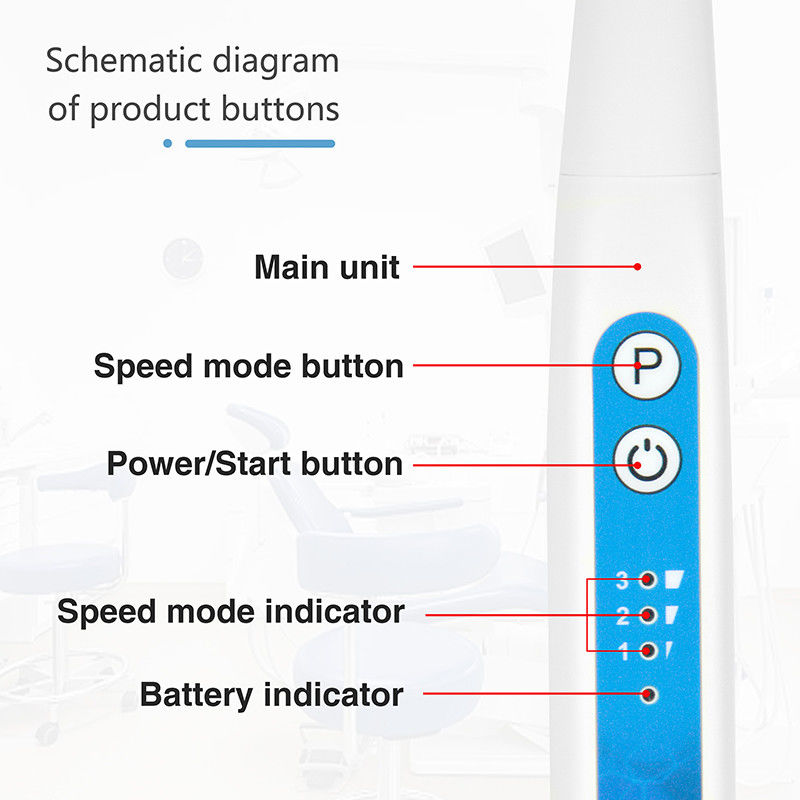 ฟัน Ultrasonic Endo Activator เครื่องชลประทานเสียงไร้สายสําหรับการรักษาช่องรากด้วย 5Pcs Endo File เครื่องชลประทานฟัน