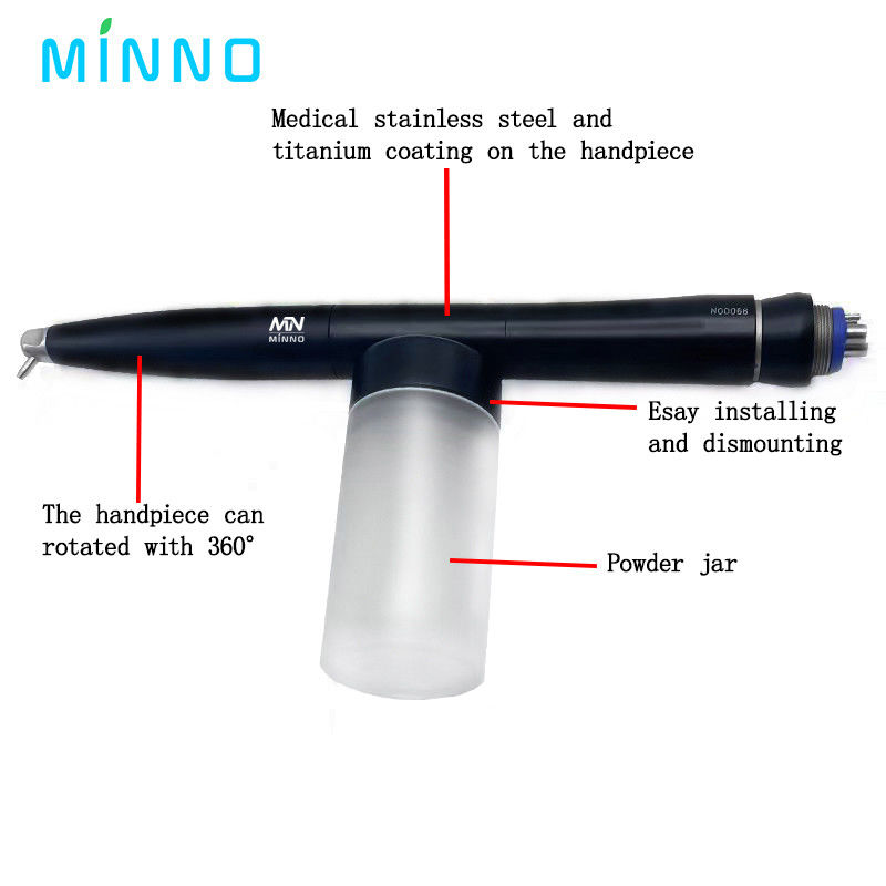 อัลลูมิเนียมอ๊อกไซด์ฟัน Microblaster Air Polisher ฟันอัลลูมิเนียมปืน Air Abrasion Polisher 2/4hole การรักษาฟัน