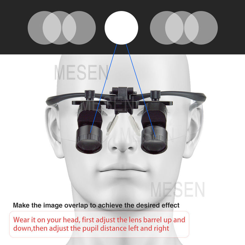 Oental Medical Oral Corner 5X magnifier ลุปฟัน ลุปฟันไฟหน้าสายไร้สาย ลุปฟันผ่าตัดพกพาที่มีหลอดไฟหน้า